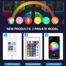 RGB Led Light Strip DC 12V With WIFI Controller SMD 5050 5m 10m 15m 20m 30m Neon Diode Ribbon Flexible Decoration For Room